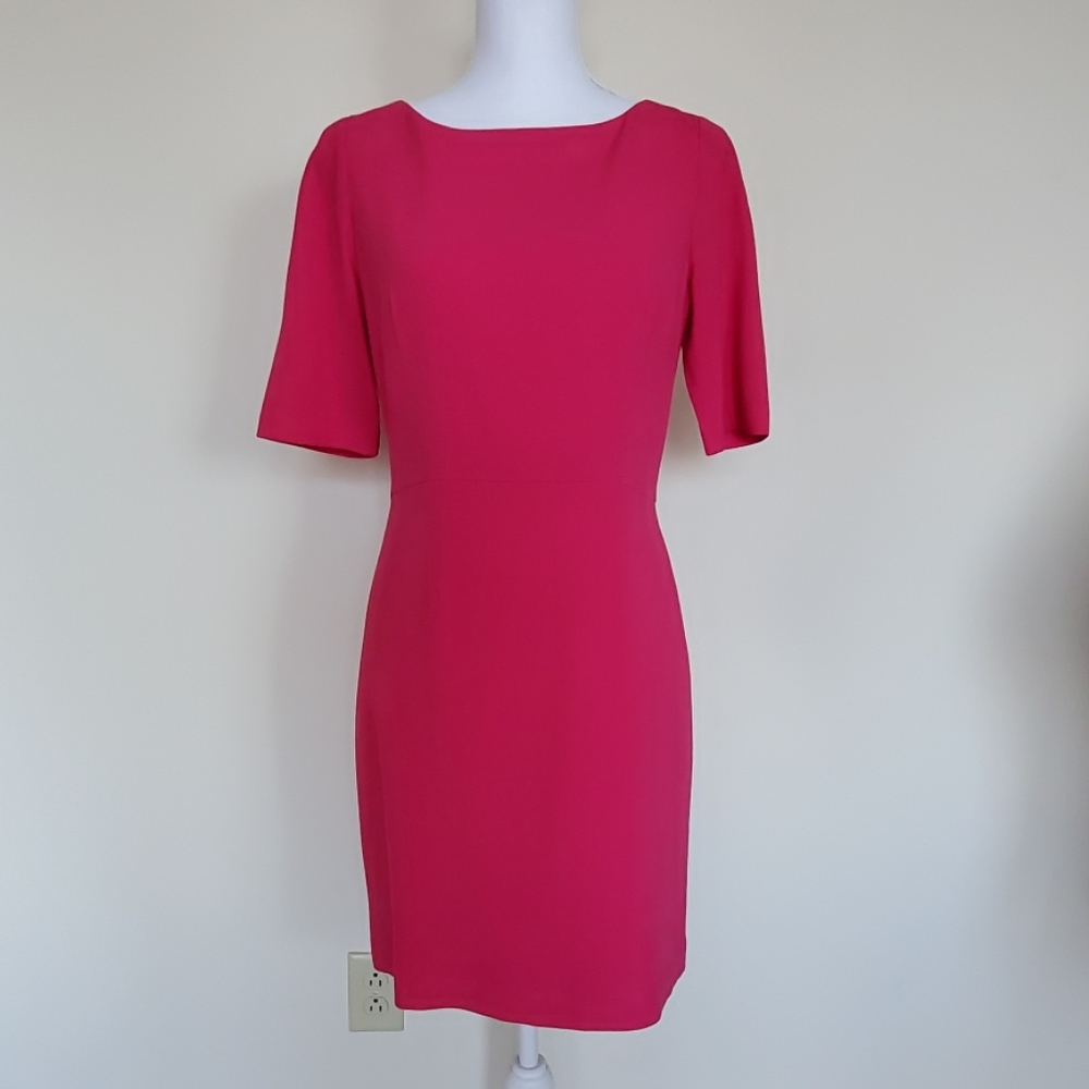 Hot pink Ann Taylor dress